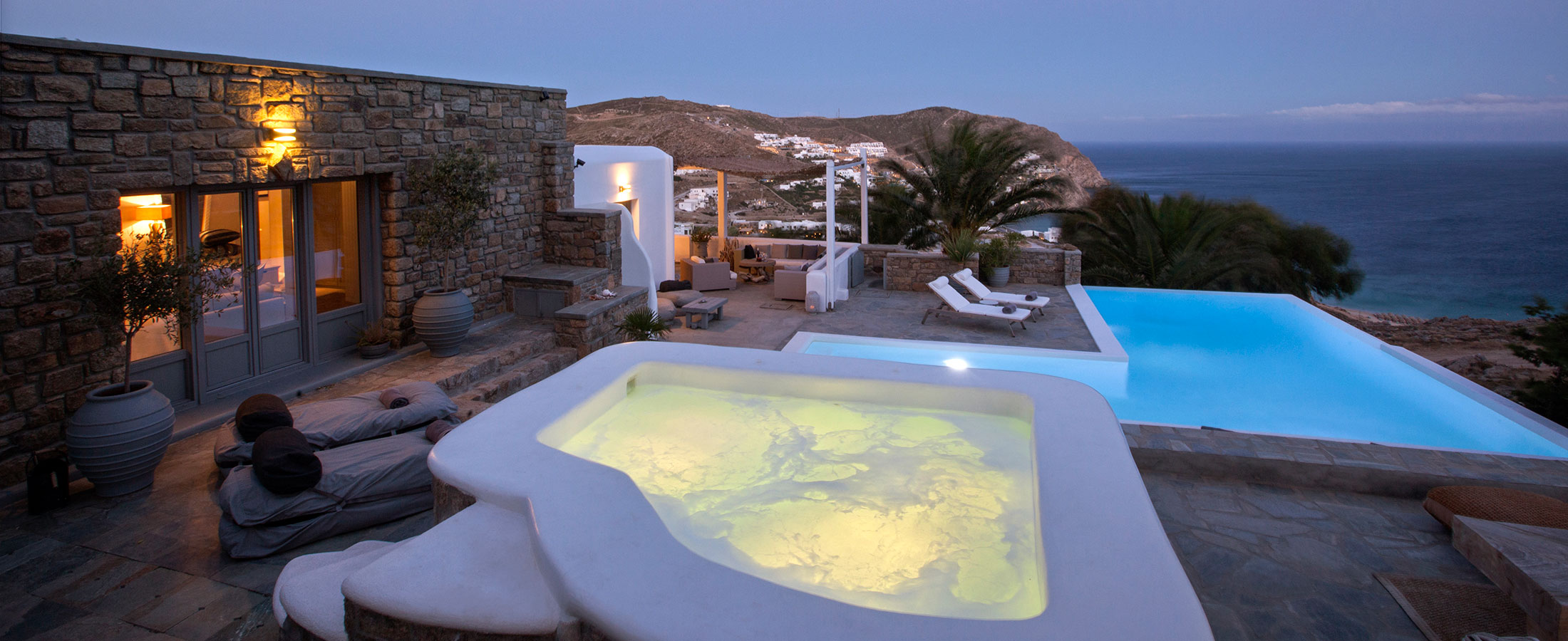 Our Luxury Villa Overlooking Elia Beach in Mykonos